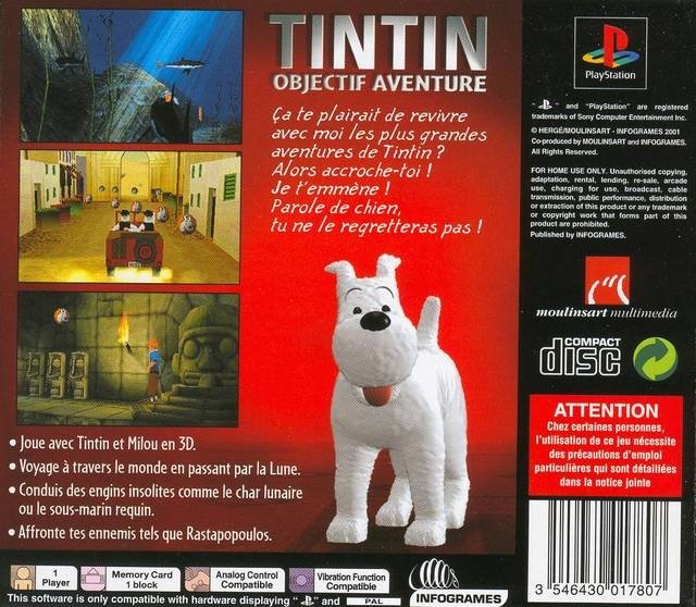 video game TinTin: Destination Adventure Image