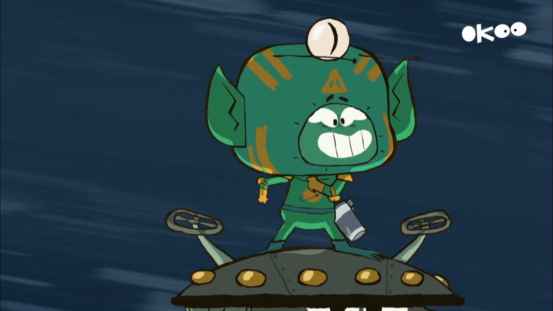  Bivalve Dorak on his spaceship