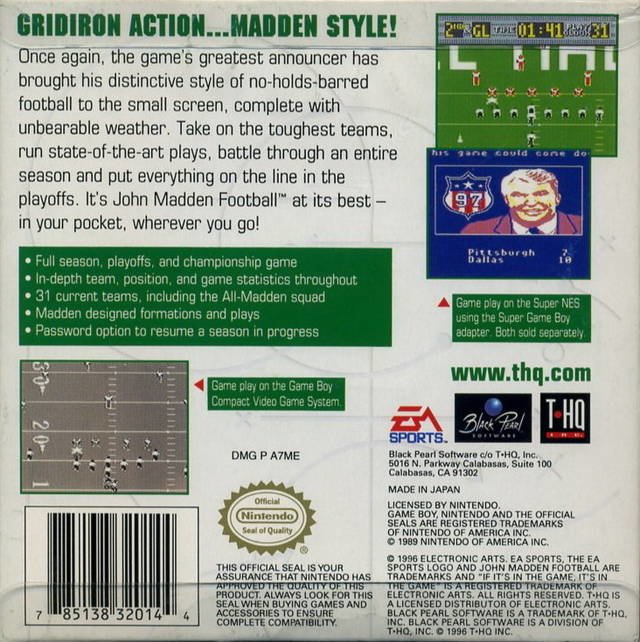 video game Madden 97 Image