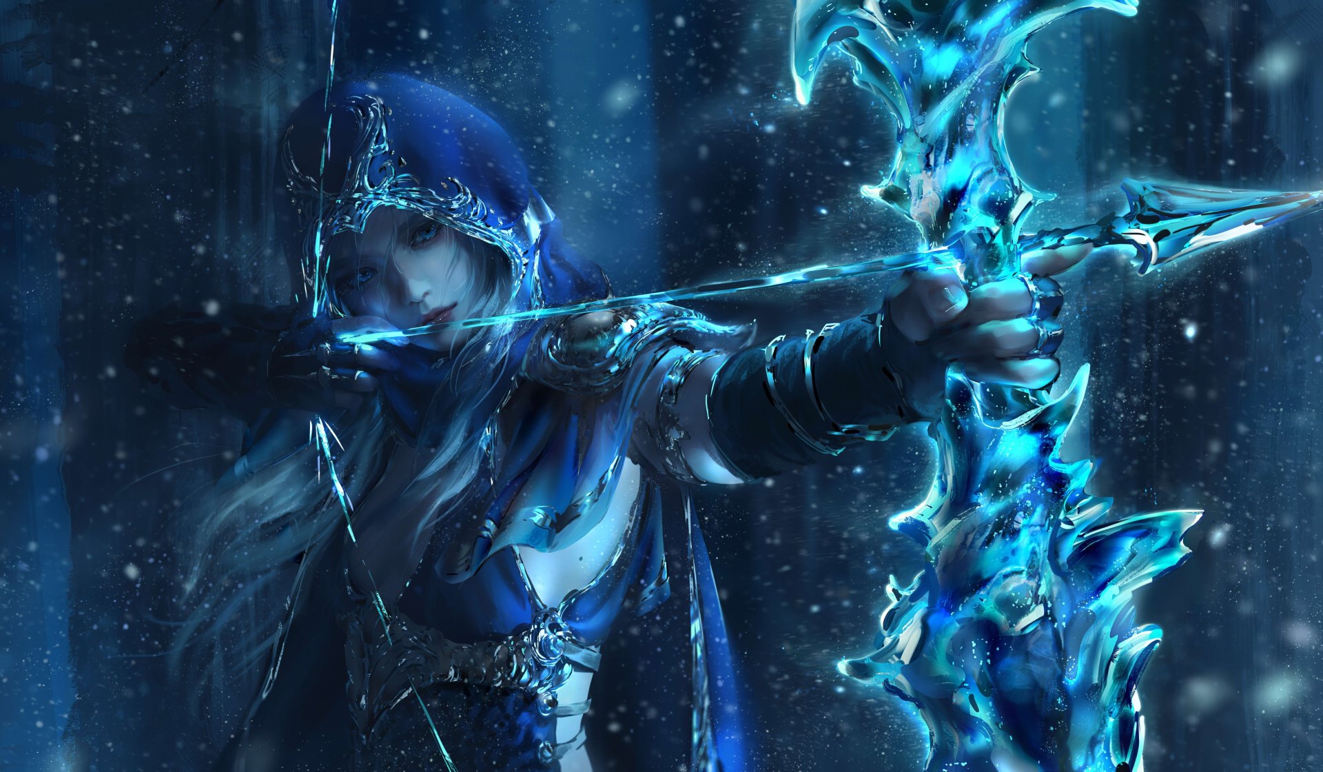 Download Hood Ashe (League Of Legends) Bow Video Game League Of Legends Image