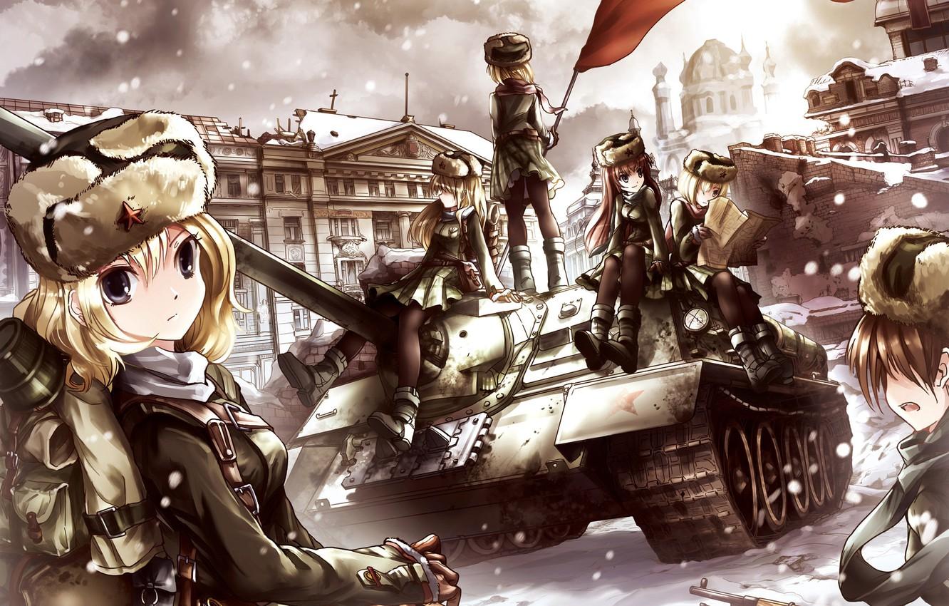 Pravda Army, anime, girls und panzer, katyusha, nonna, russian army, soviet  union, HD phone wallpaper | Peakpx