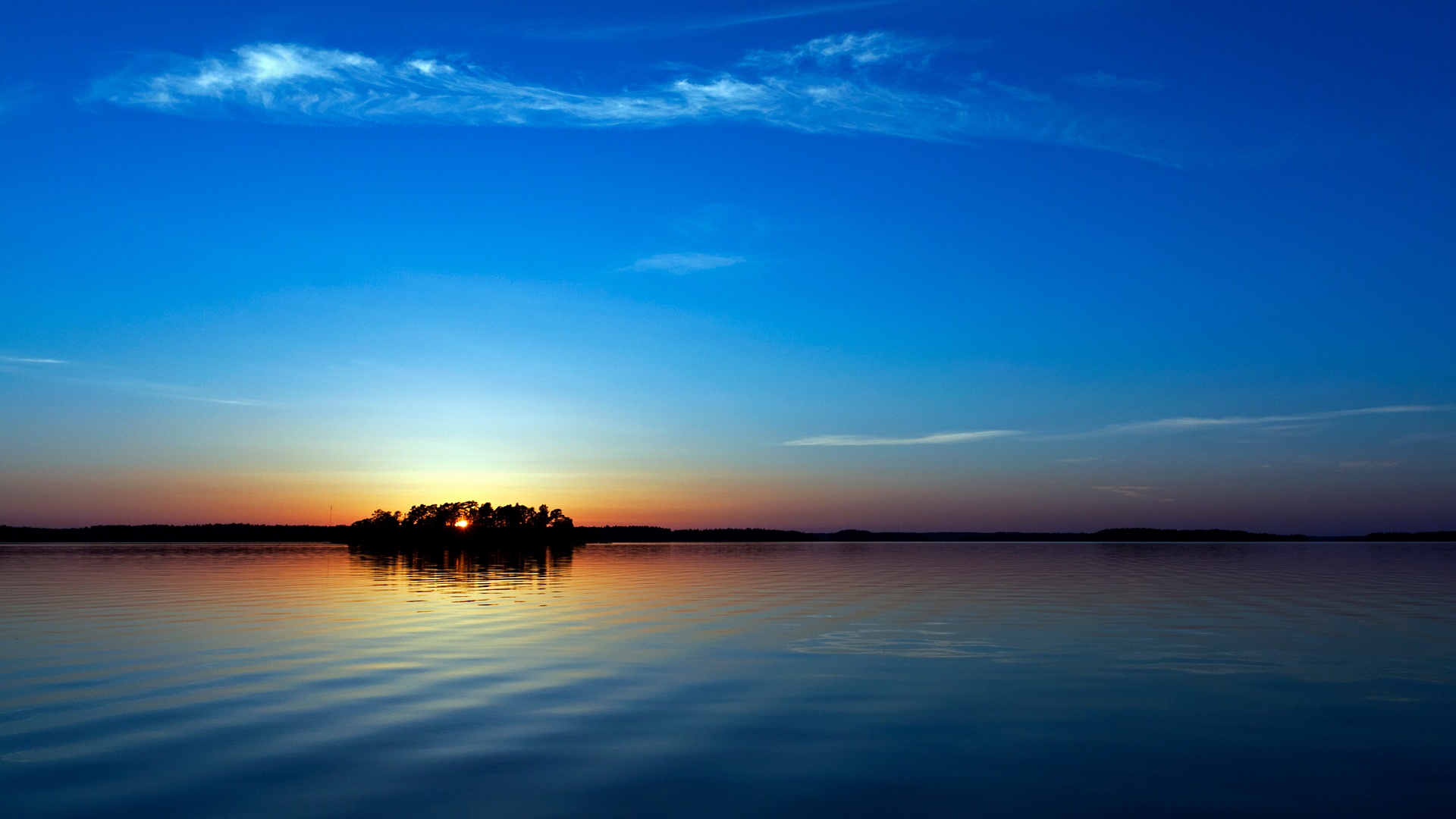 Blue Sunset by Atte Haaga