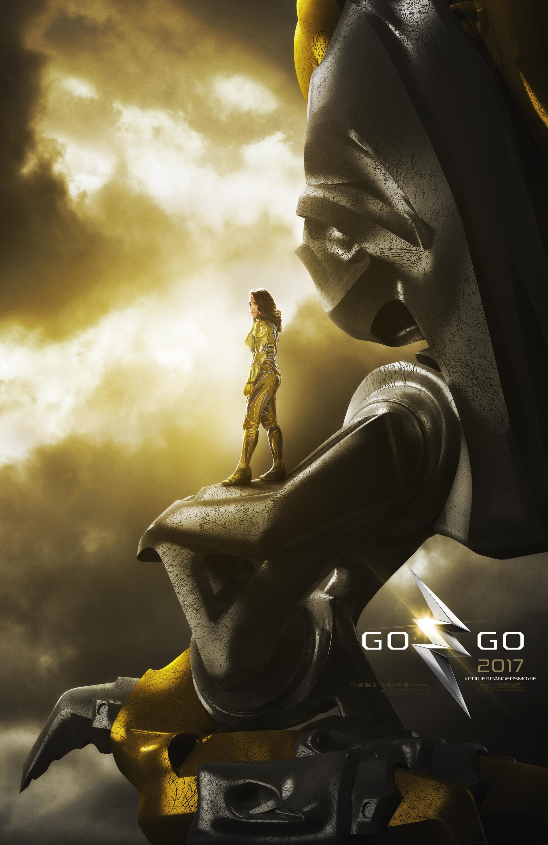 poster Power Rangers Zord (Power Rangers) Yellow Ranger Becky G Trini Kwan movie Power Rangers (2017) Image