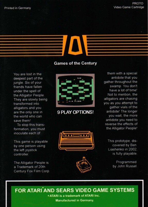 video game Alligator People, The Image