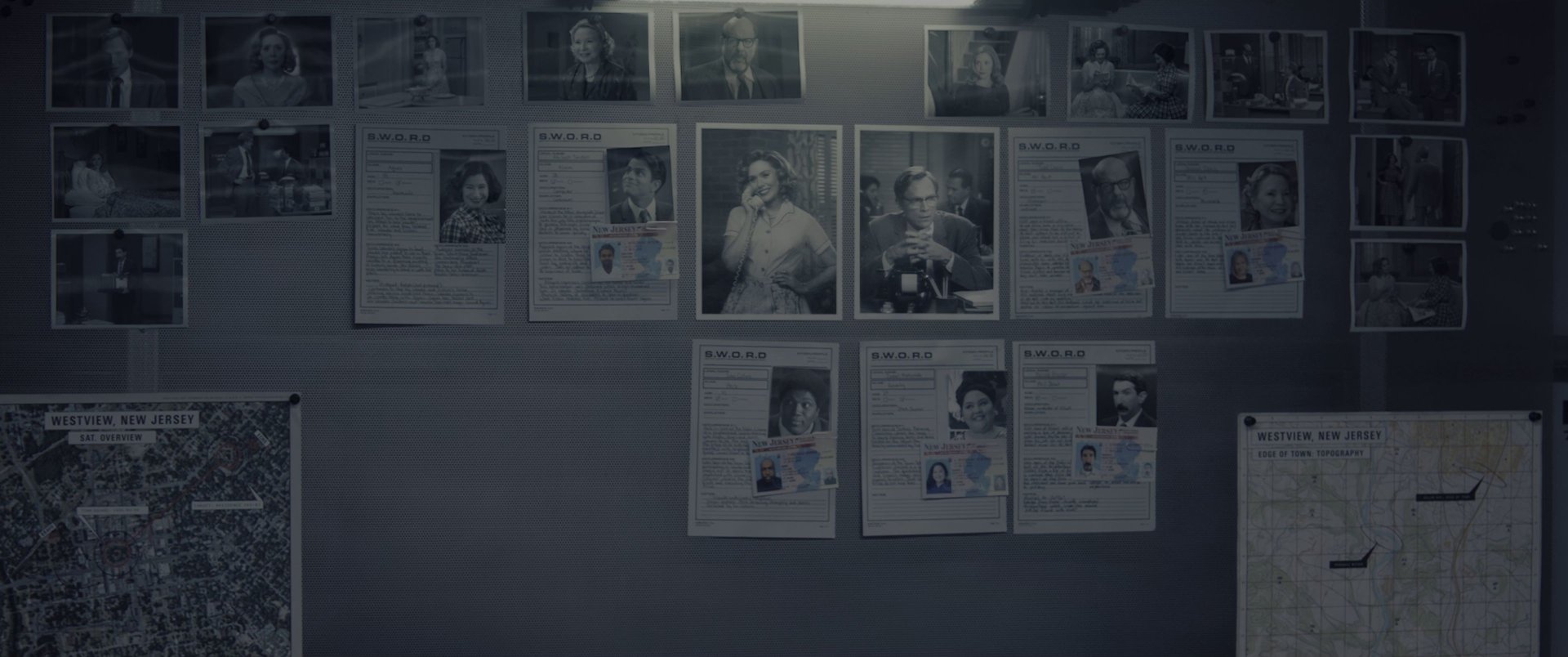 WandaVision - Westview's Evidence board