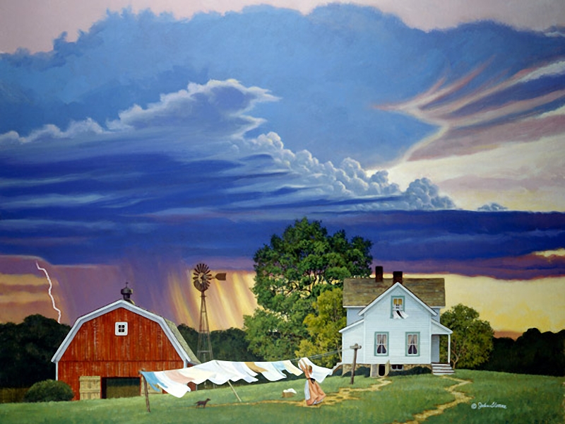 Country Life by John Sloane