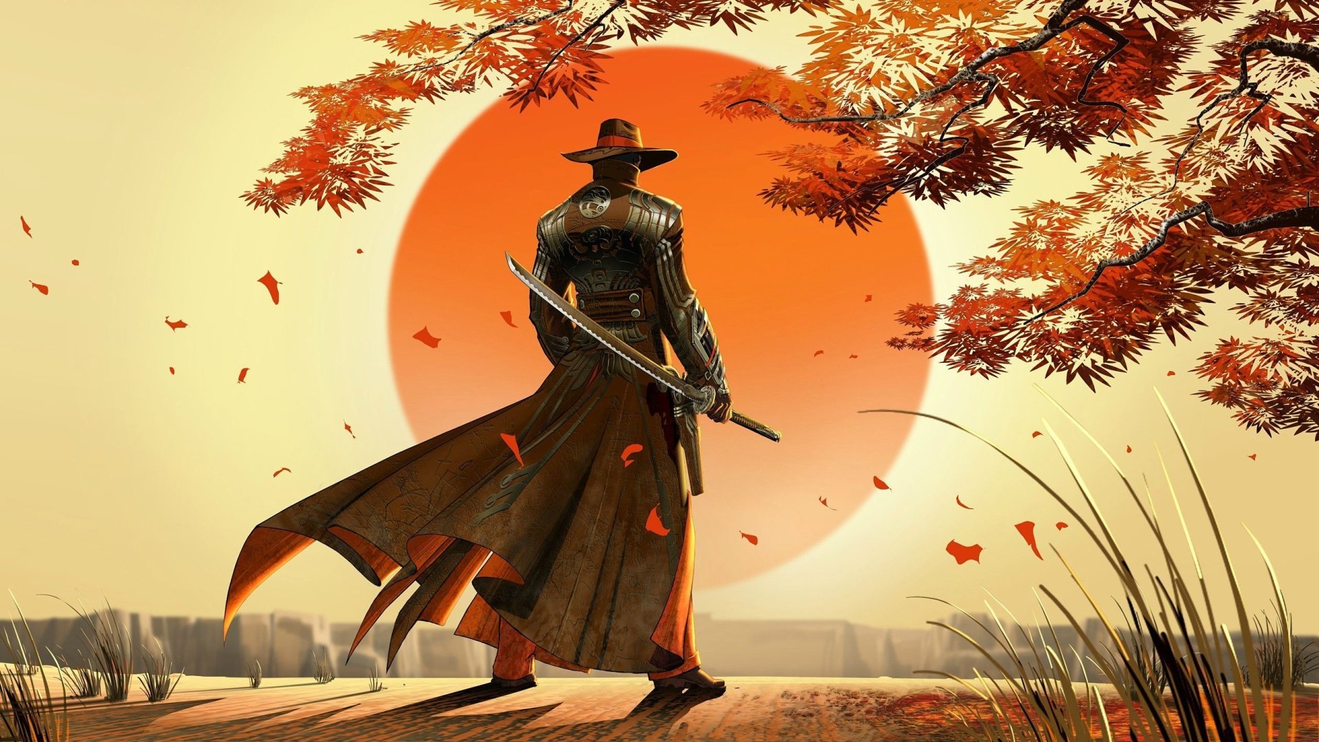katana cowboy video game red steel 2 Image