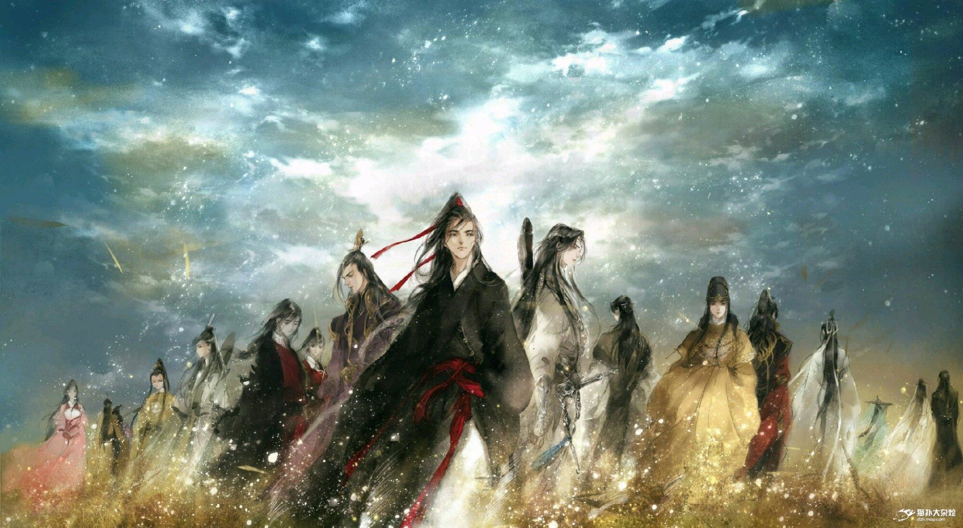Download Jiang Cheng Lan Xichen Jin Guangyao Lan Wangji Wei Wuxian Anime Mo Dao Zu Shi Image
