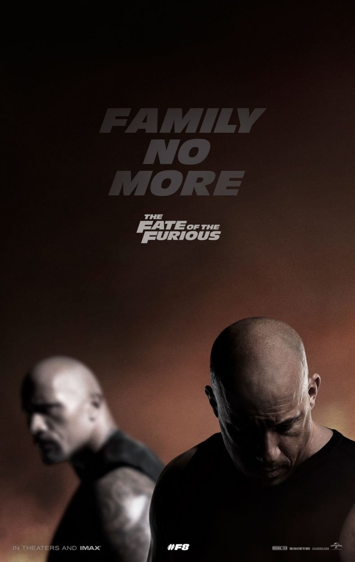 poster Vin Diesel Dwayne Johnson movie The Fate of The Furious Image