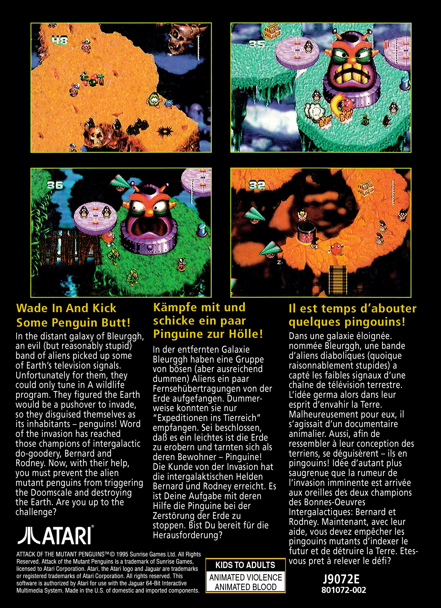 video game Attack of the Mutant Penguins Image