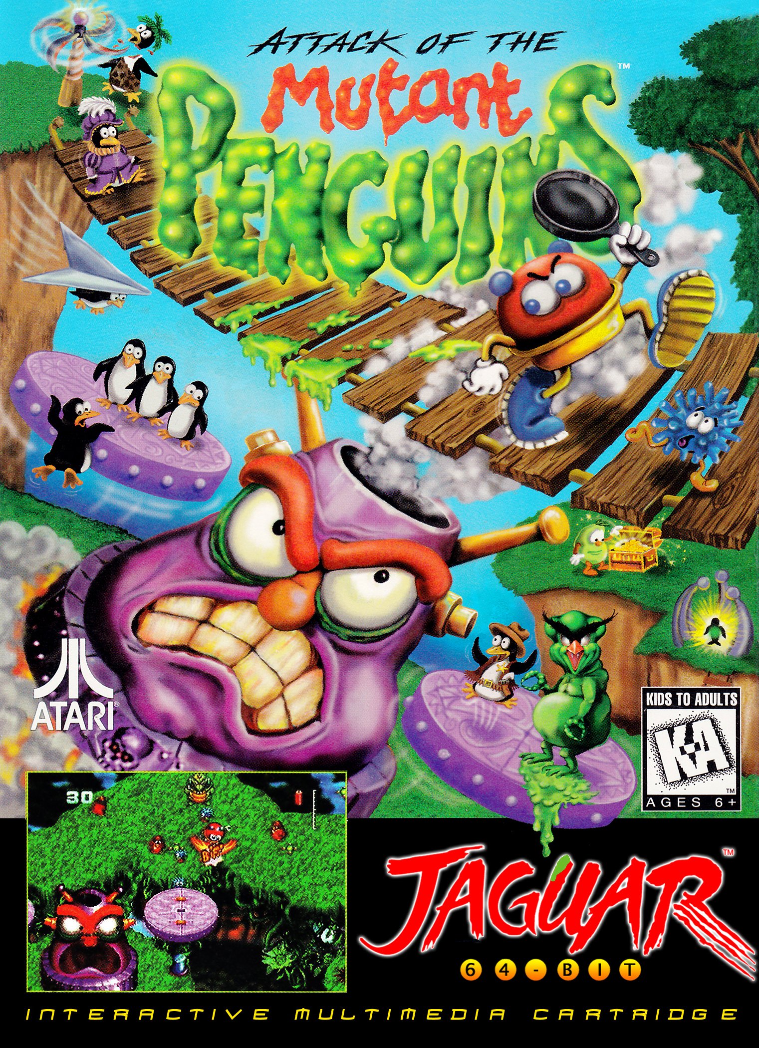 video game Attack of the Mutant Penguins Image