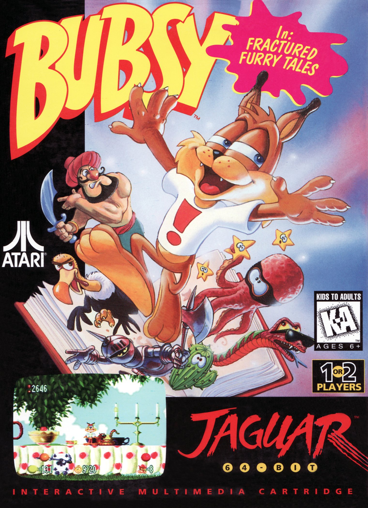 video game Bubsy in Fractured Furry Tales Image