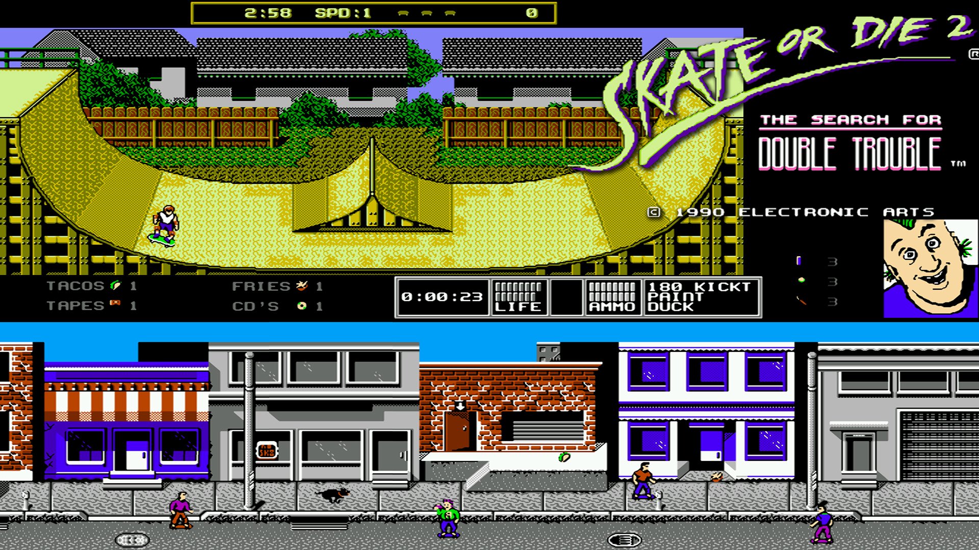 video game Skate or Die 2: The Search for Double Trouble Image