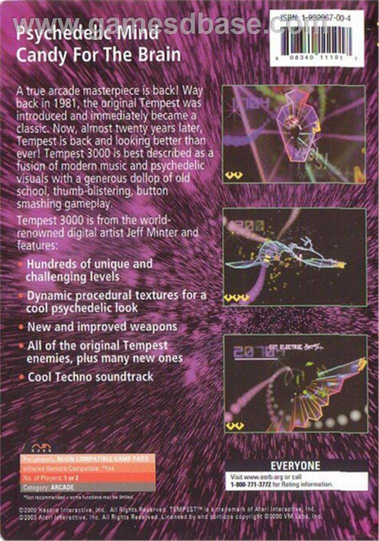 video game Tempest 3000 Image