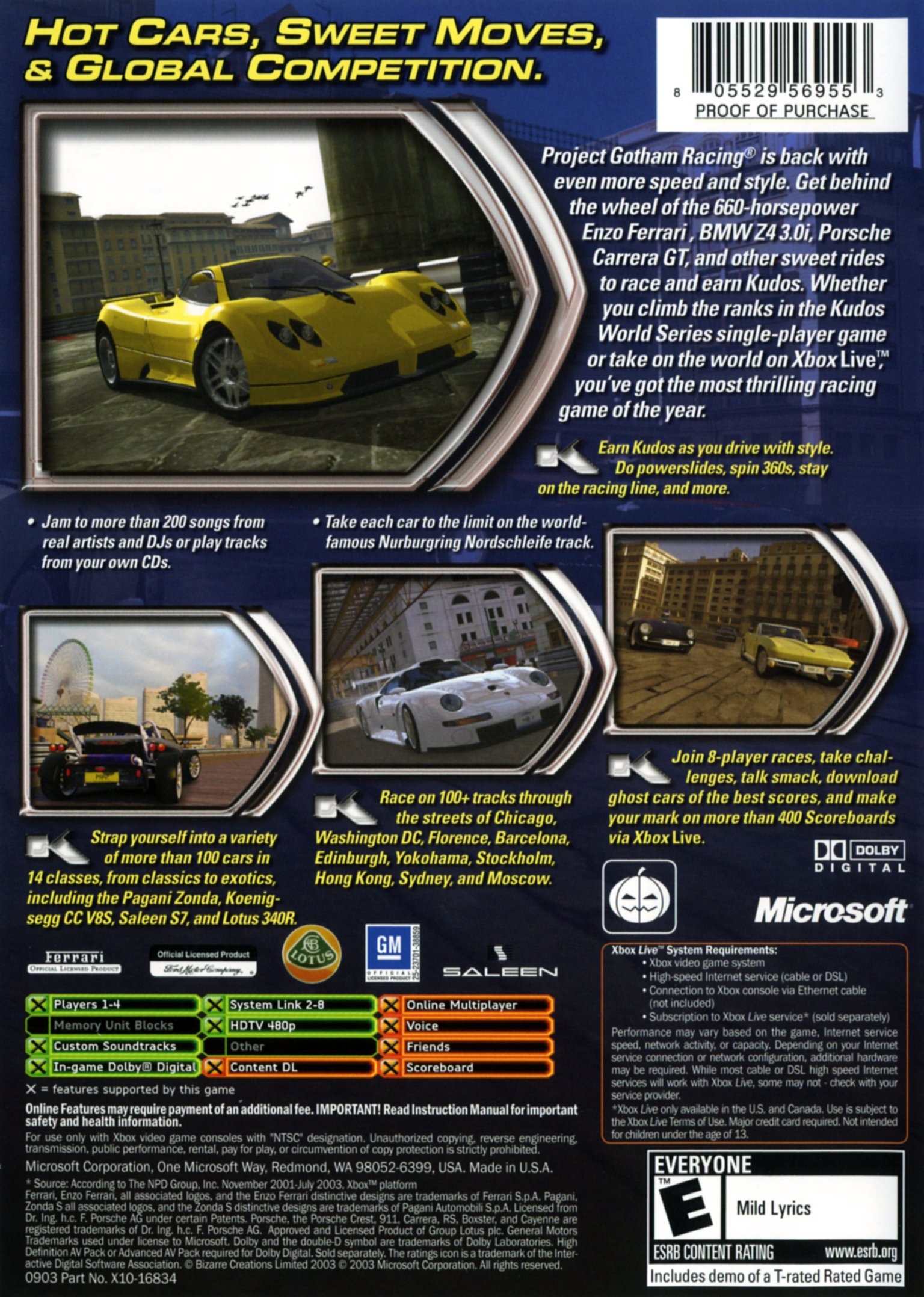 video game Project Gotham Racing 2 Image