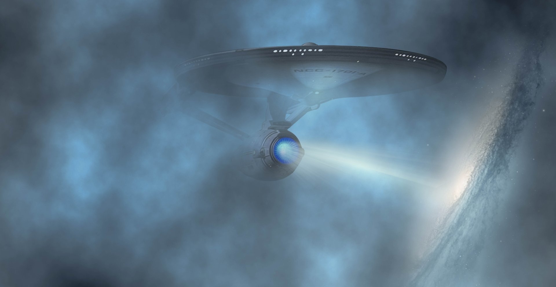  The USS Enterprise NCC-1701-A (Movies IV, V, VI) by Willgard Krause