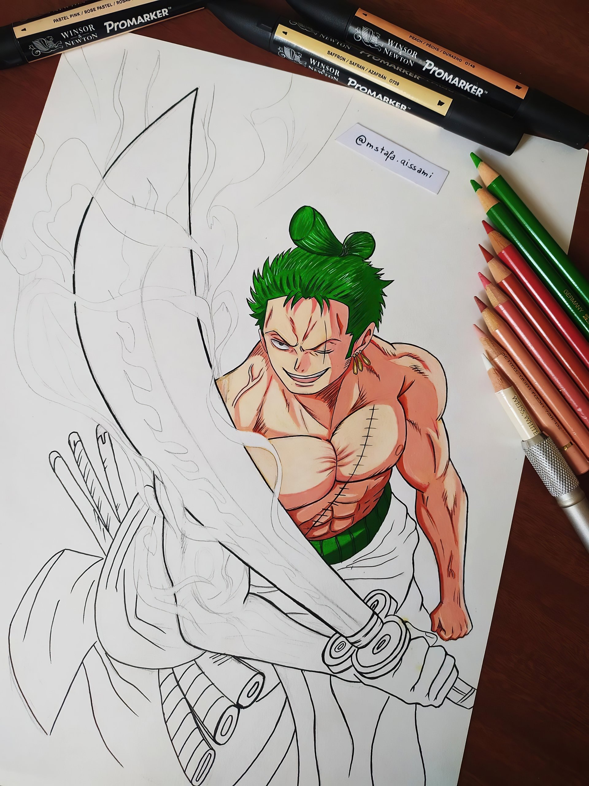 Roronoa Zoro Art Image Id Image Abyss