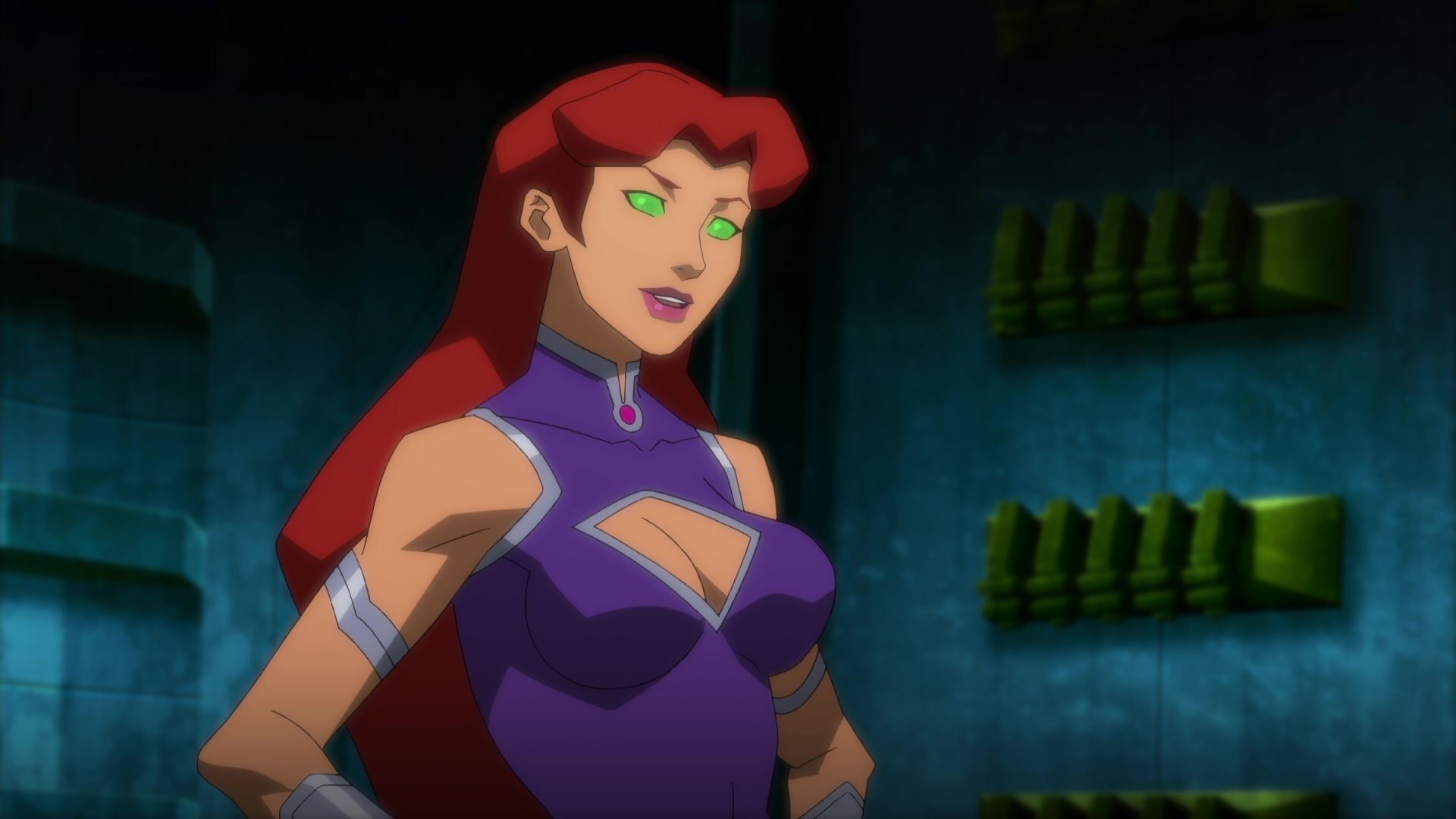 green eyes red hair Starfire (DC Comics) movie Justice League vs. Teen Titans Image
