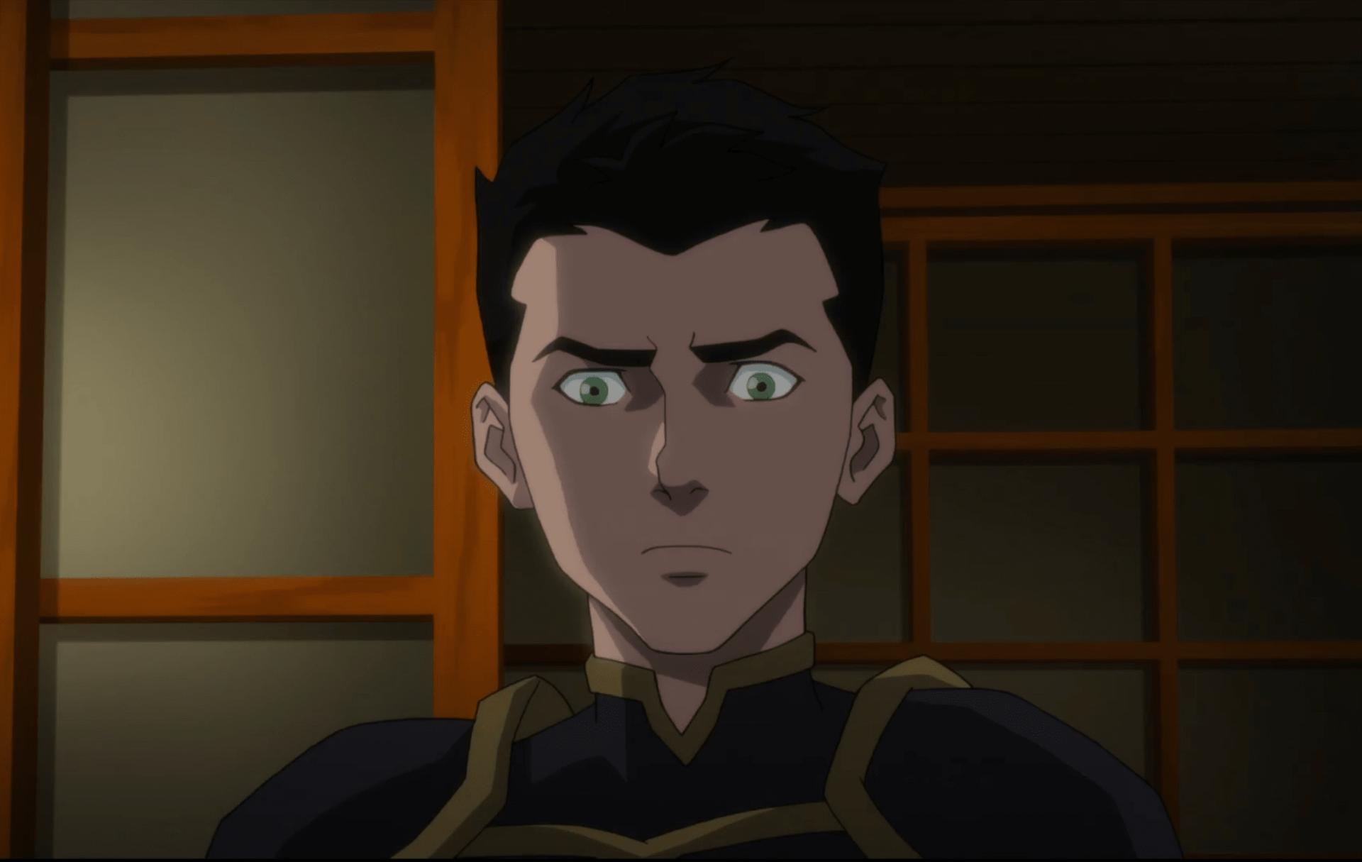 green eyes black hair Damian Wayne movie Justice League Dark: Apokolips War Image