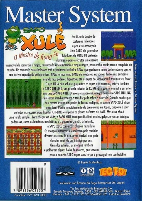 video game Sapo Xulé: O Mestre do Kung Fu Image