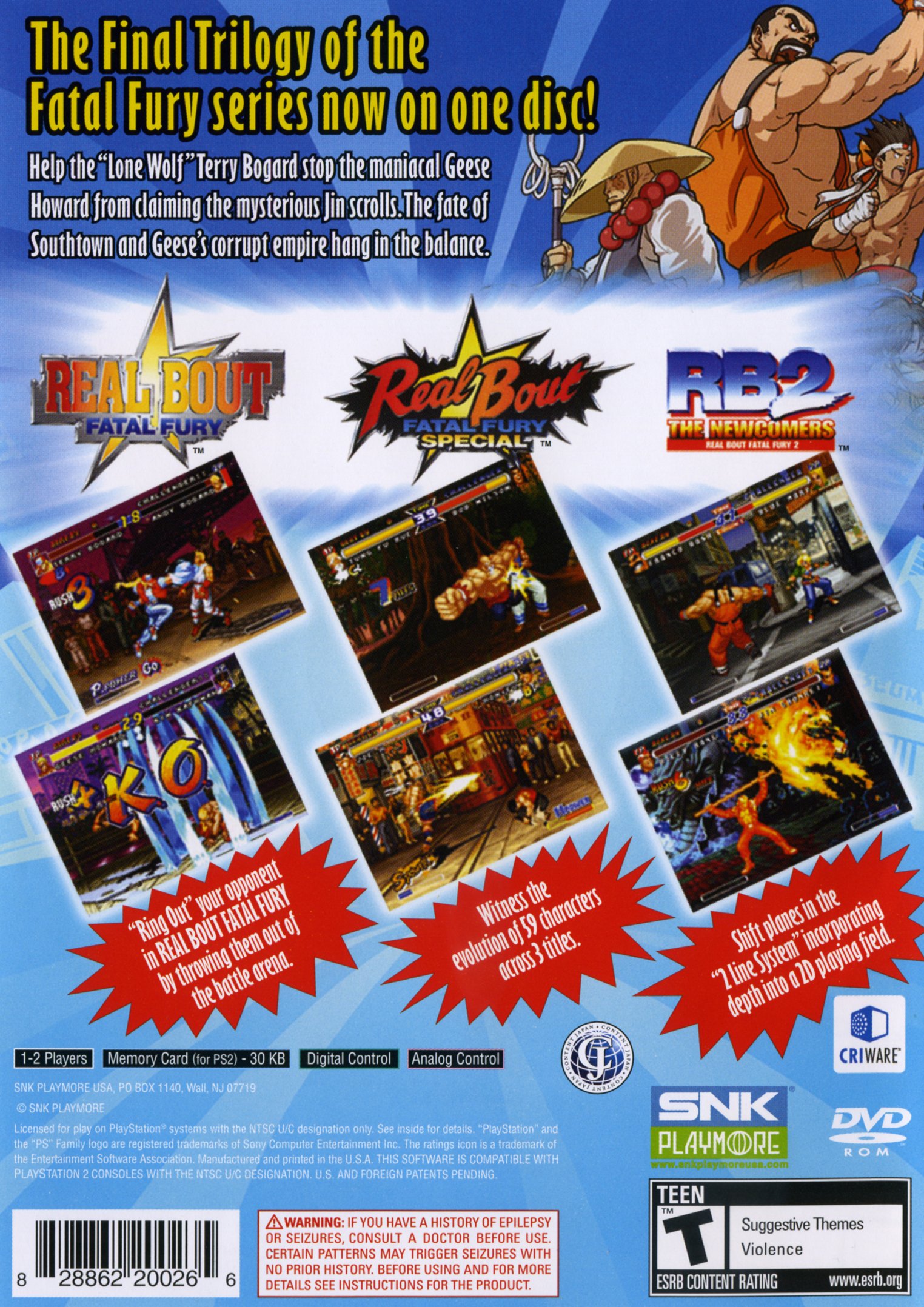 video game Fatal Fury Battle Archives Vol 2 Image