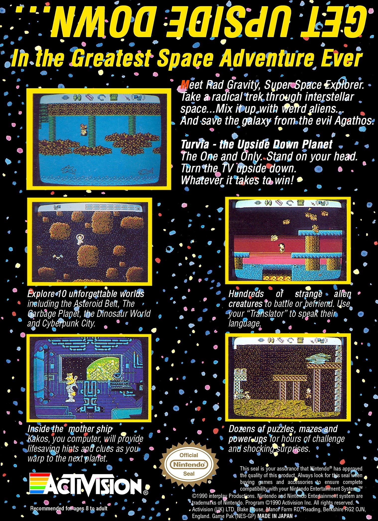 video game The Adventures of Rad Gravity Image