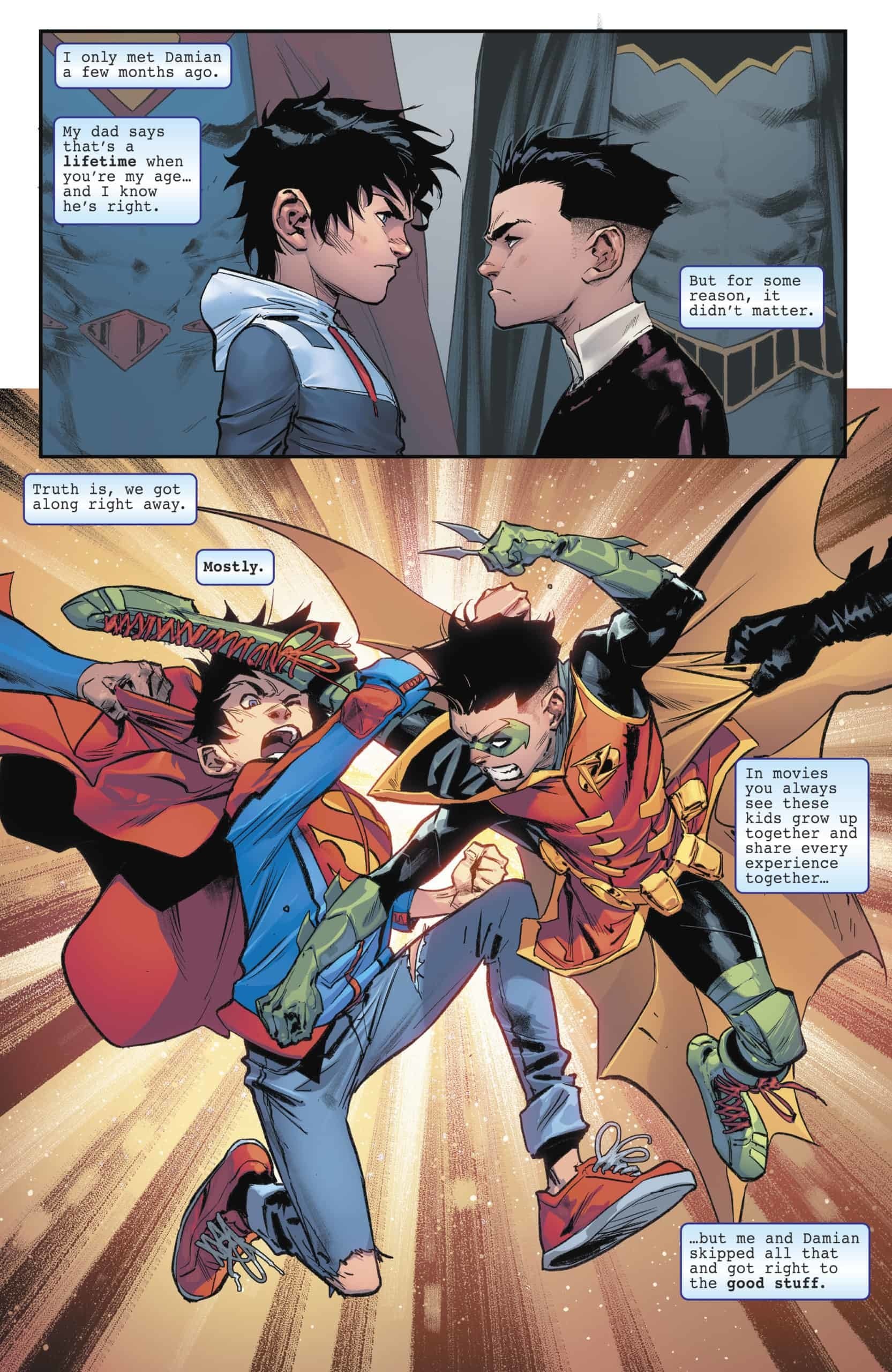 Jon Kent Damian Wayne Robin (DC Comics) Superboy Comic Super-Sons Image