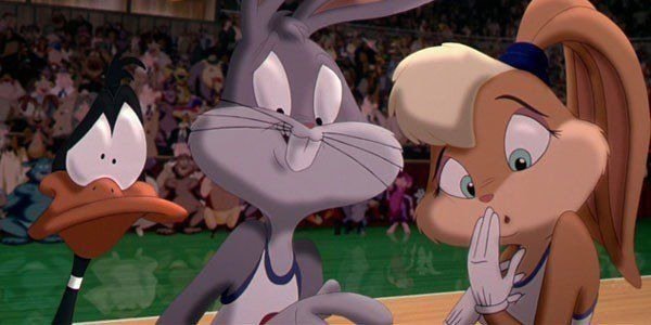 Daffy Duck Bugs Bunny Lola Bunny movie Space Jam Image