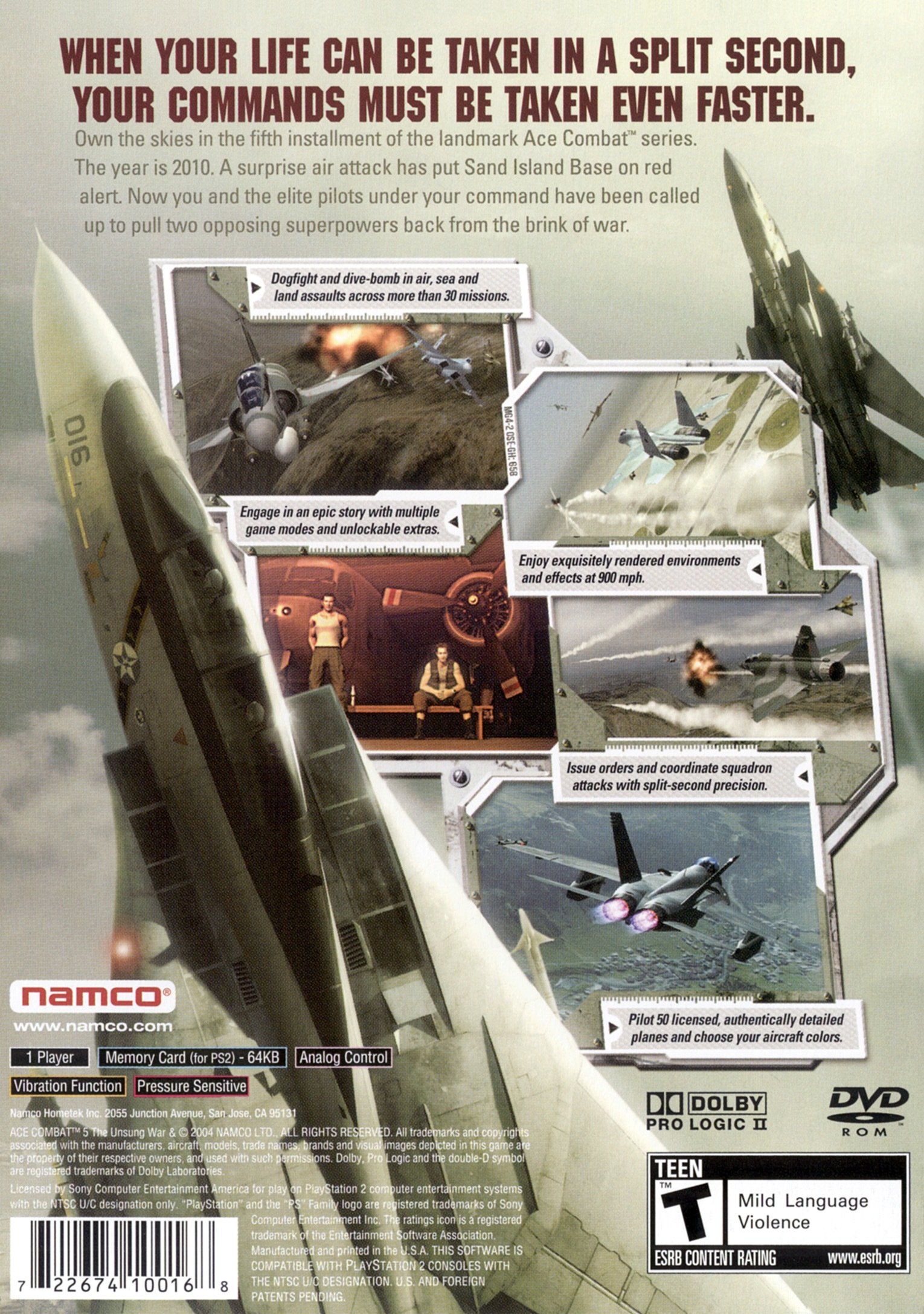 video game Ace Combat 5: The Unsung War Image