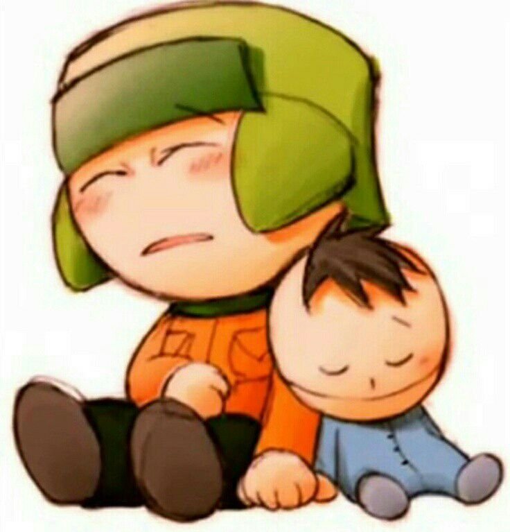 cute sleeping Ike Broflovski Kyle Broflovski TV Show South Park Image