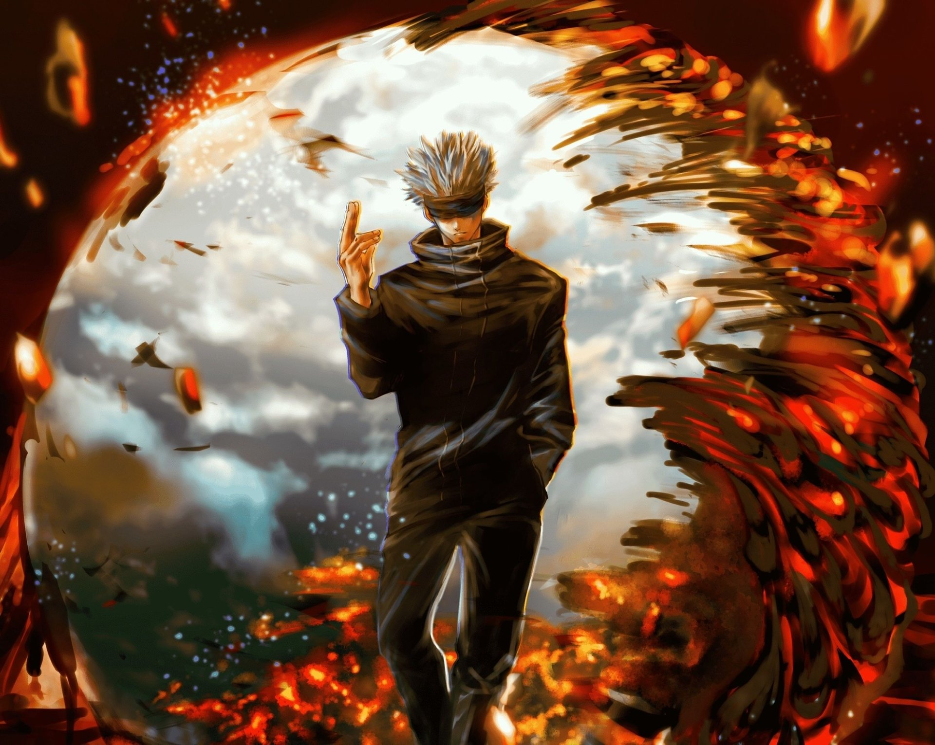 Sukuna Gojo Anime Jujutsu Kaisen Satoru Gojo Image