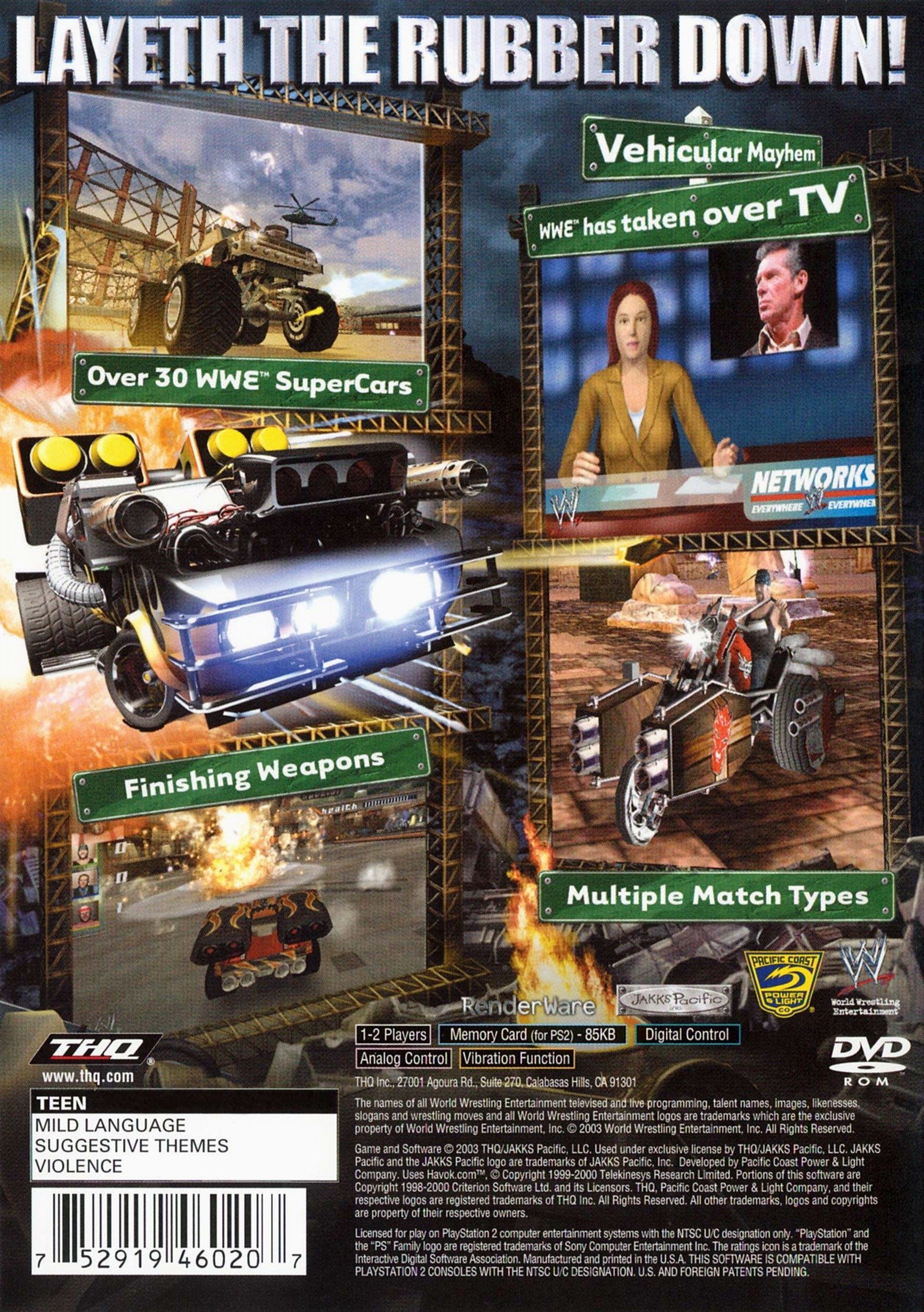 video game WWE Crush Hour Image
