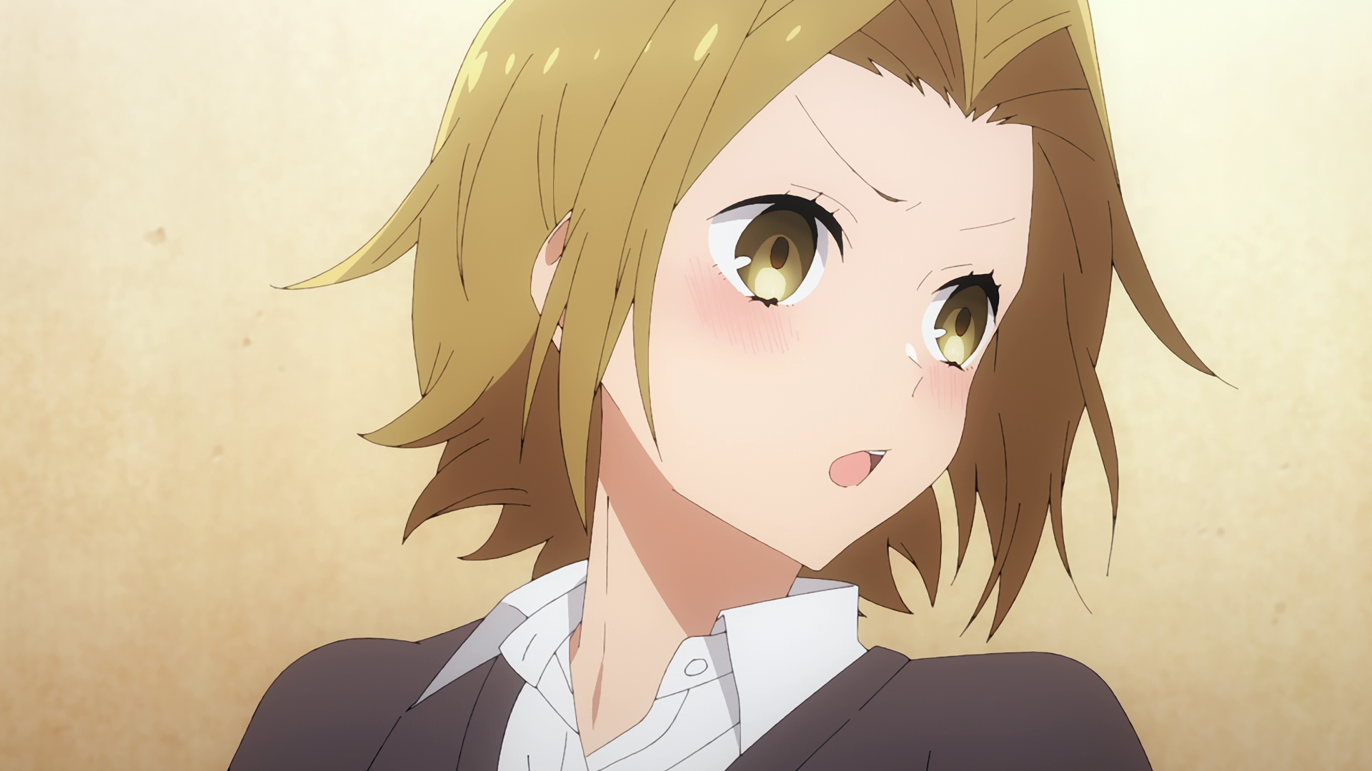blush Yoshikawa Yuki blonde Anime Hori-san To Miyamura-kun Image