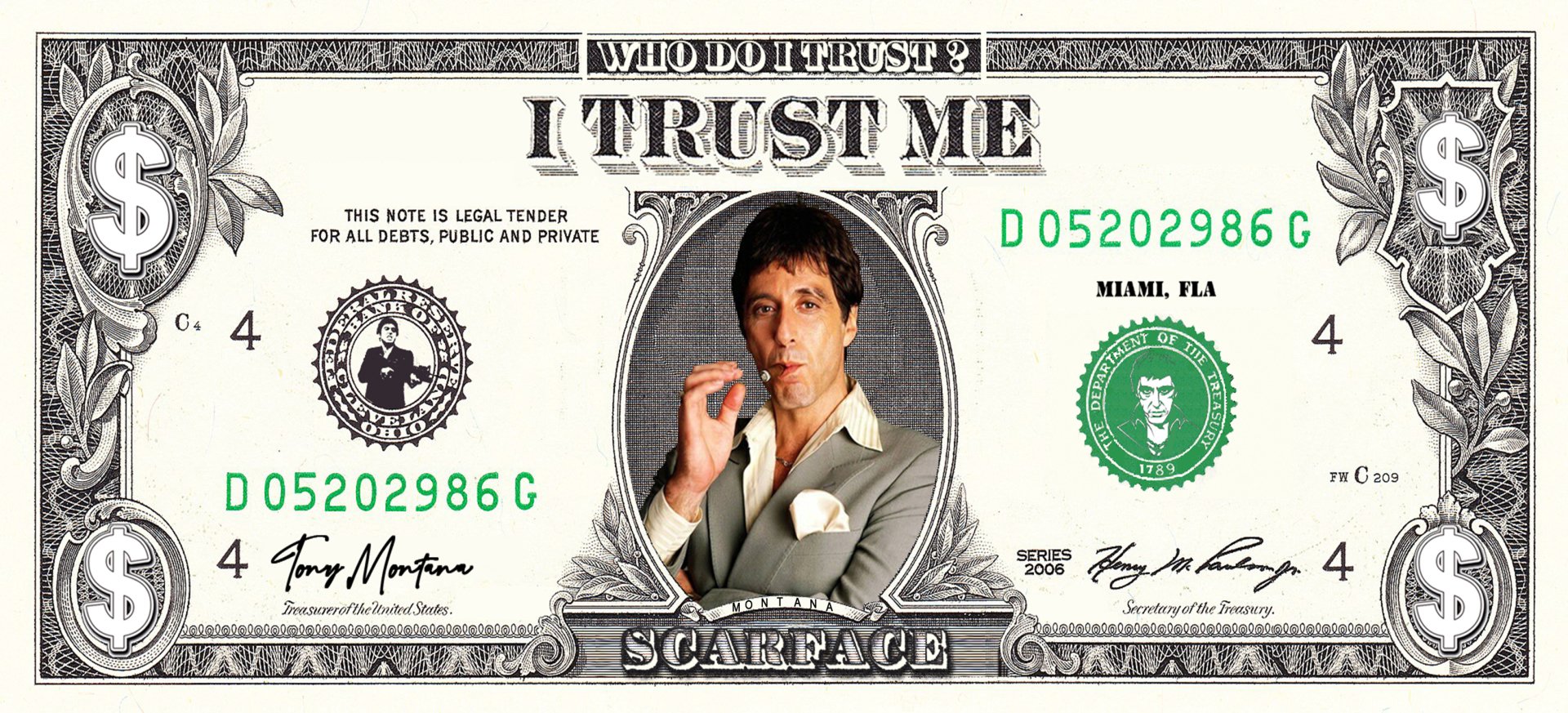  Billete Scarface