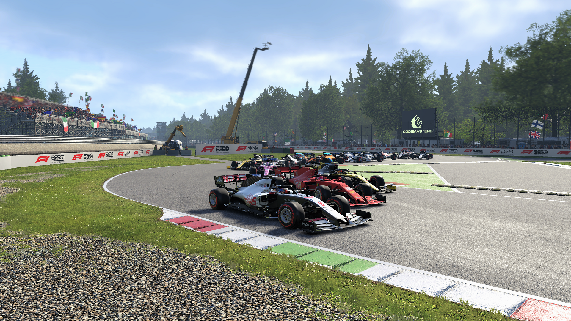  F1 2020 Video Game Monza Chicane