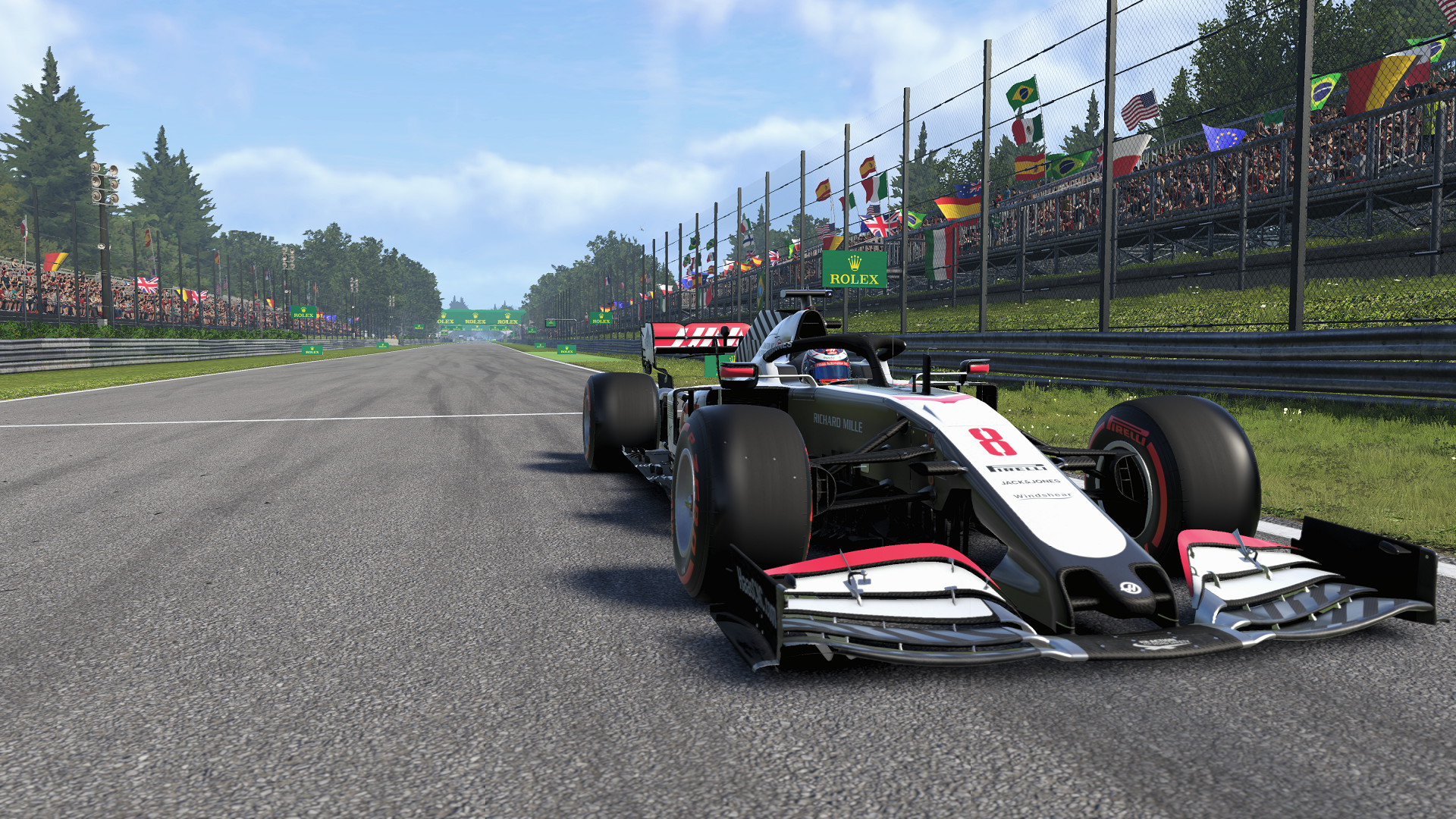  F1 2020 Video Game Monza Romain Grosjean Car