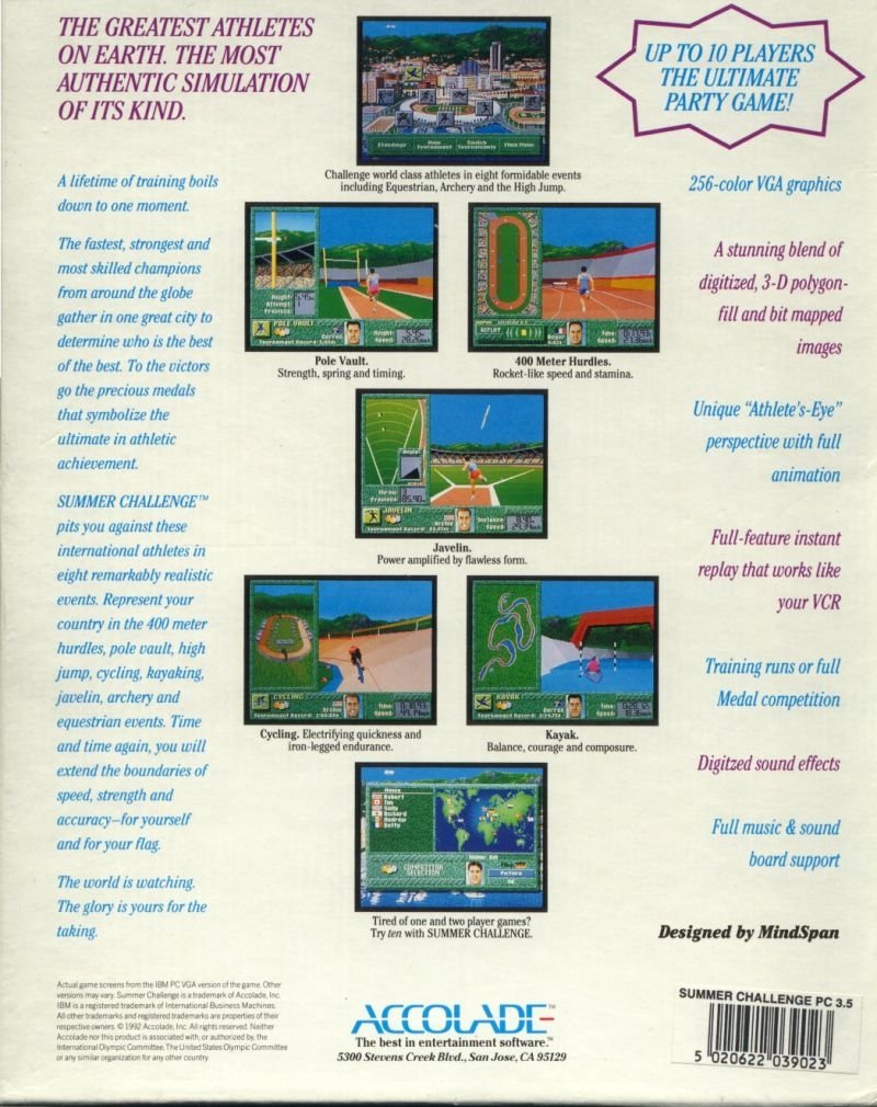 video game The Games: Summer Challenge Image