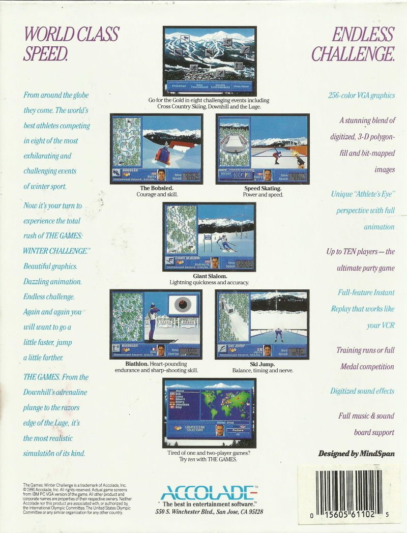 video game The Games: Winter Challenge Image