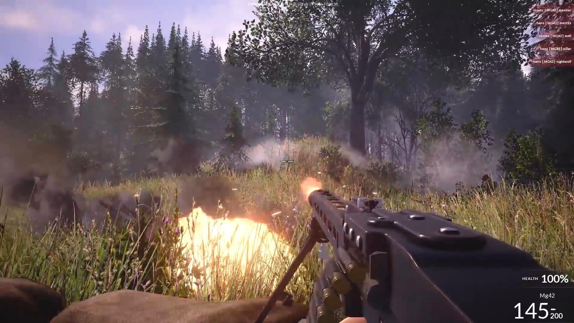 video game Days of War gunfire forest Battlefield Image
