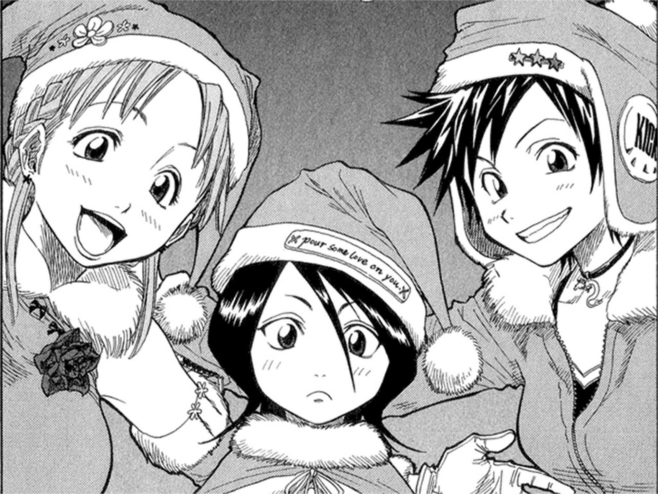 Orihime Inoue Tatsuki Arisawa Rukia Kuchiki Anime Bleach Image