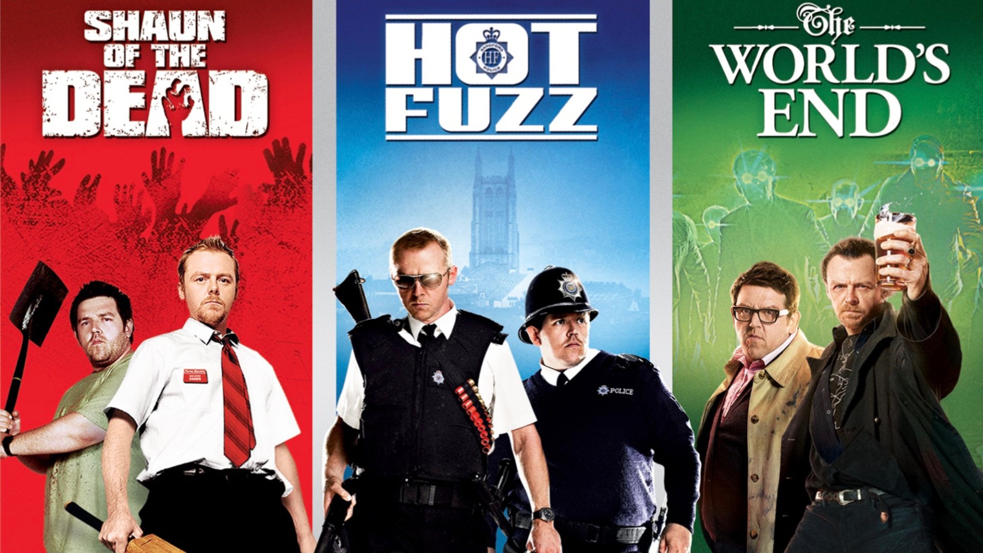 movie Three Flavours Cornetto trilogy Image