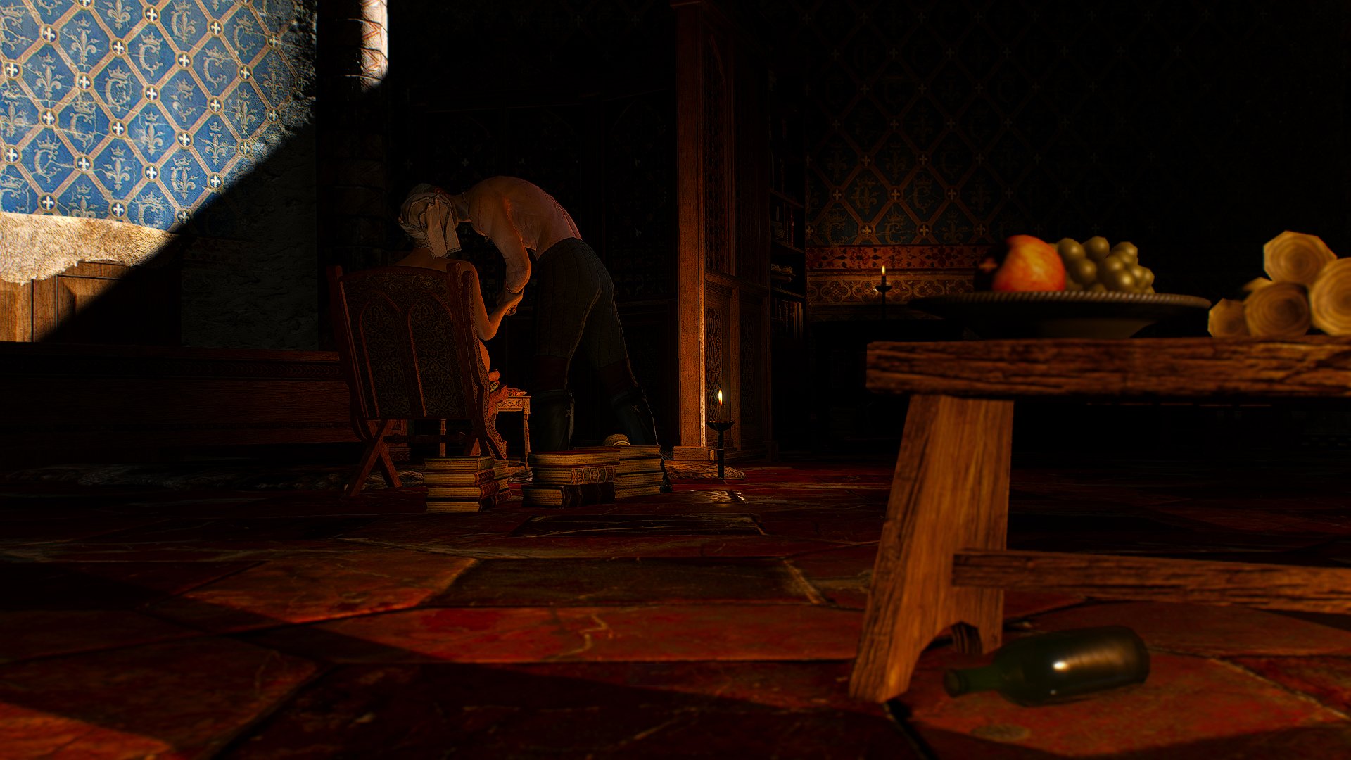  Yennefer and Geralt kiss