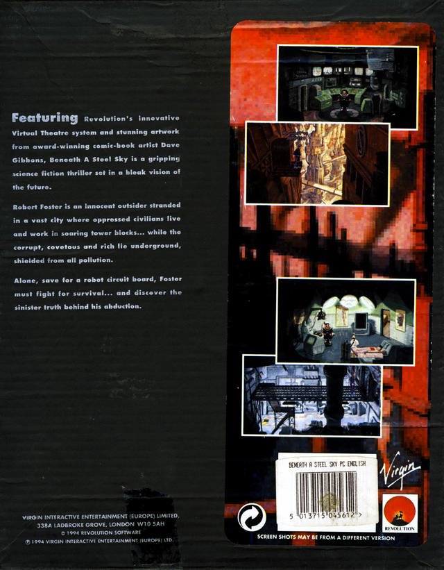 video game Beneath a Steel Sky (1994) Image