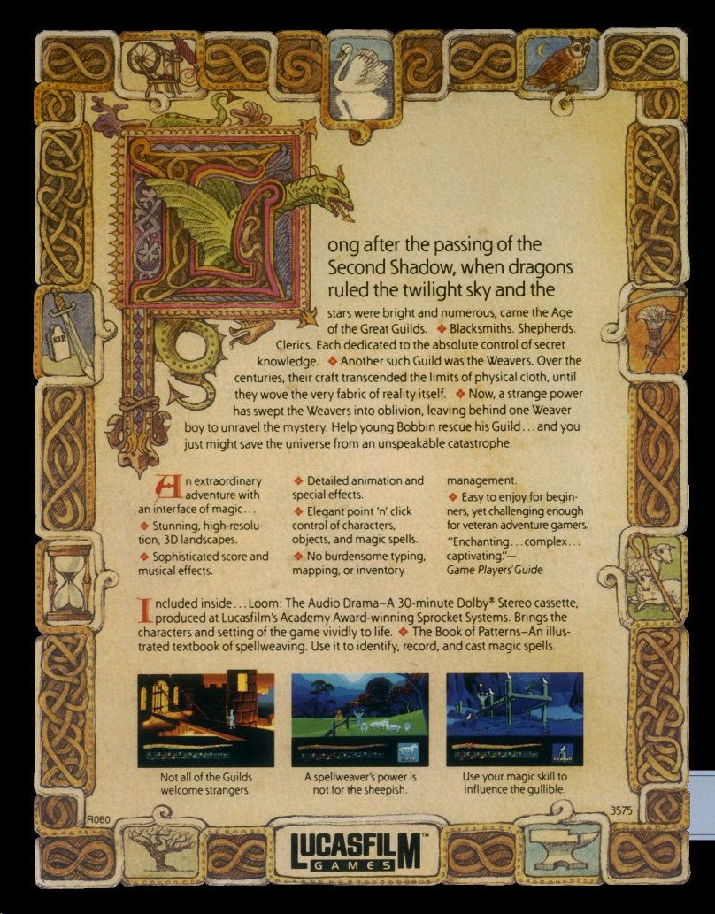 video game Loom (1990) Image