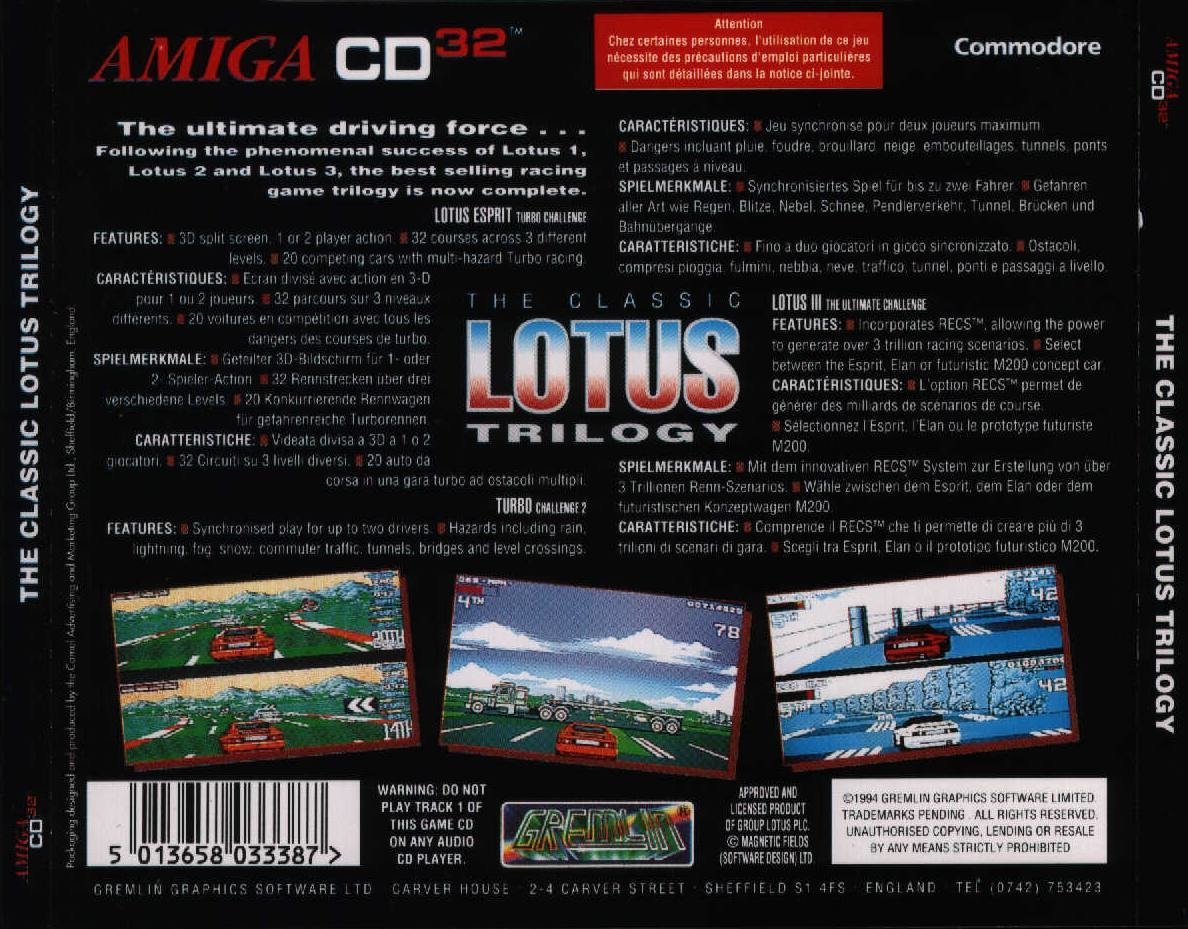 video game The Classic Lotus Trilogy Image
