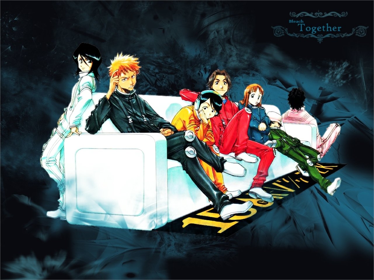 Keigo Asano Mizuiro Kojima Yasutora Sado Orihime Inoue Rukia Kuchiki Ichigo Kurosaki Anime Bleach Image