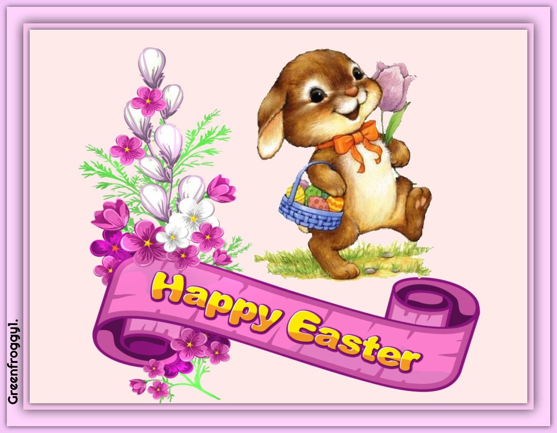 HAPPY EASTER by GREENFROGGY1