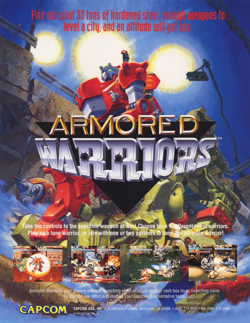 video game Armored Warriors Image