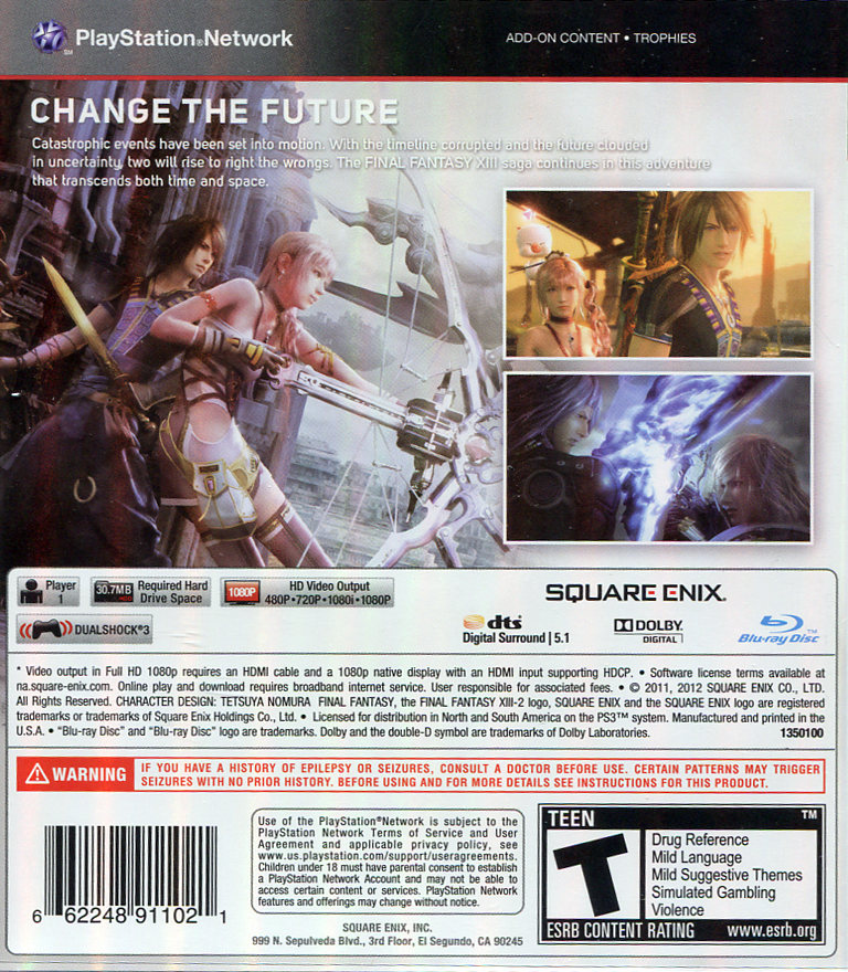 video game Final Fantasy XIII-2 Image