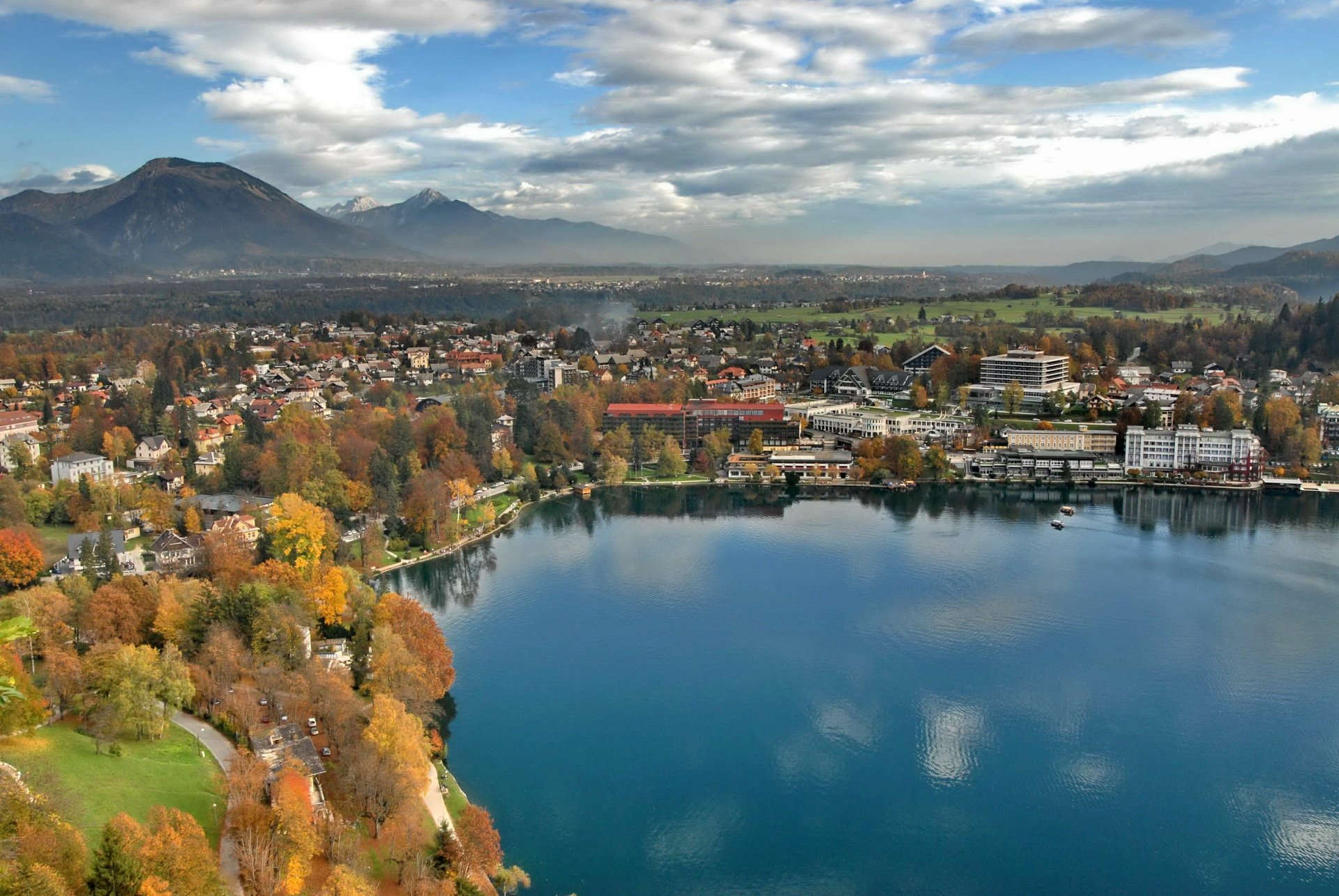 man made Bled, Slovenia Image